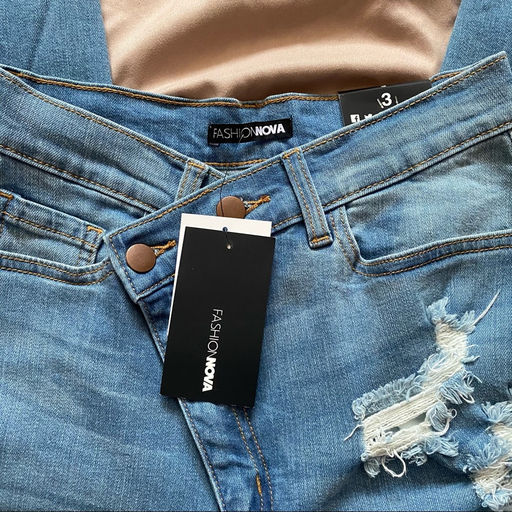 Fashion nova high waist denim pants